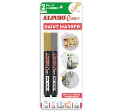 Alpino Crea Paint Marker 2ks (AR000252) zlatá a strieborná fixka