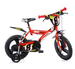 Dino Bikes 163GLN, detský bicykel 16" červený