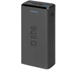 SBS 2x USB 2,1 A 20000 mAh čierna powerbanka