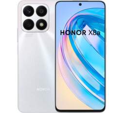 Honor X8a 128 GB strieborný