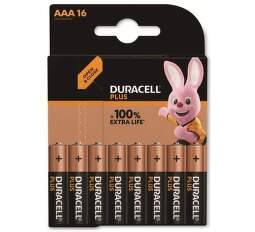 Duracell Plus AAA 16 ks
