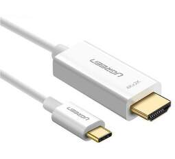 Ugreen 30841 kábel USB-C na HDMI 1,5 m biely