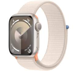 Apple Watch Series 9 GPS 41 mm hviezdne biely hliník