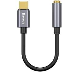 Baseus L54 Audio redukcia USB-C/mini 3,5 mm jack čierno-sivý