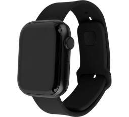 Fixed Silicone Sporty Strap remienok pre Apple Watch Ultra 49 mm čierny