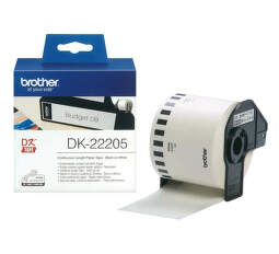 Brother DK-22205 - čierna na bielej, 62 mm