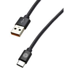 Sturdo USB-C/USB kábel 3A 1,5 m, čierna