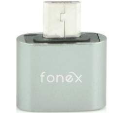 Fonex OTG/Micro USB adaptér, siváFonex OTG USB/Micro USB adaptér, sivá