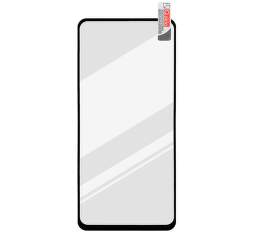 Qsklo Full Glue tvrdené 2,5 D sklo pre Xiaomi Mi 10T Pro čierna