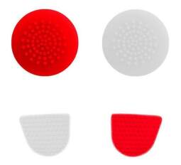 Gioteck GTX PRO FOOTBALL červeno-biele gripy pre gamepad PS4