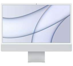 Apple iMac 24" (2021) 4,5K Retina M1 / 7-jadrové GPU / 8 GB / 256 GB / Z13K002DG / strieborný