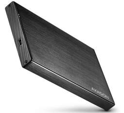 Axagon EE25-XA 2.5" SSD/HDD mini USB-B 2.0 čierny