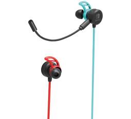 HORI Gaming Earbuds Pro modro-červené