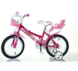 Dino Bikes 166R, detský bicykel 16" ružový