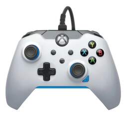 PDP Wired Controller (Ion White) biely