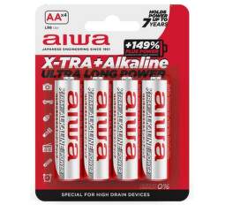 Aiwa X-TRA+ AA LR06 4 ks