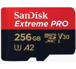 SanDisk Extreme PRO Micro SDXC 256 GB UHS-I U3 pamäťová karta + adaptér