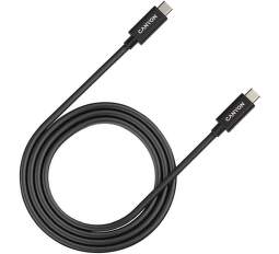 Canyon dátový kábel USB-C 1 m 5 A čierny