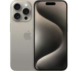 Apple iPhone 15 Pro 256 GB Natural Titanium prírodný titán (1)