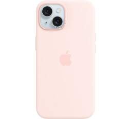 Apple silikónové puzdro pre Apple iPhone 15 MagSafe ružové