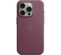 Apple FineWoven puzdro s MagSafe pre iPhone 15 Pro Mulberry purpurové (1)