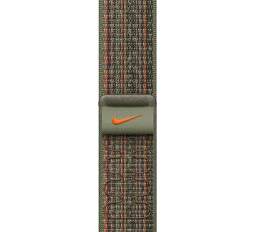 Apple Watch 41 mm športový prevliekací remienok Nike zeleno-oranžový