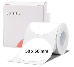 Niimbot R papierové štítky 50 x 50 mm 150 ks pre B21 biele