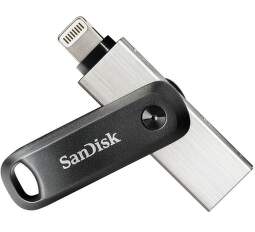 SanDisk iXpand Flash Drive Go 256 GB strieborný