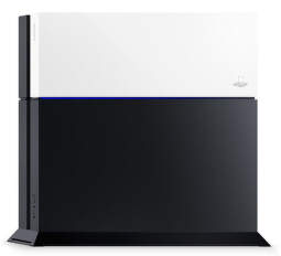 PS4 farebný kryt na konzolu (biely)