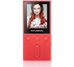 Hyundai MPC 501 4GB FM - MP3/MP4 prehrávač (červený)