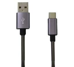Mobilnet USB/USB-C kábel 1 m, sivá