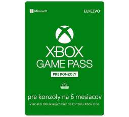 Xbox Game Pass pre konzoly EU 6-mesačné členstvo