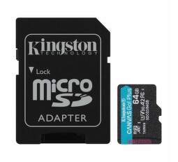 Kingston Canvas Go 64 GB mSDXC U3 V30 + SD Adaptér