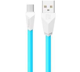 Remax Alien kábel USB/Micro USB 1m, bielo-modrá