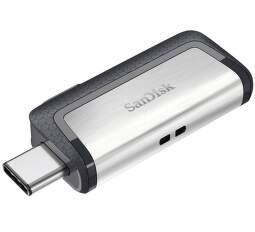 SanDisk Ultra Dual 256GB USB 3.1 Typ A/USB-C strieborný