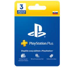 PlayStation Plus 90-dňové členstvo - Predplatná karta