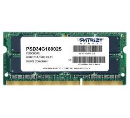 Patriot Signature Line PSD34G16002S DDR3 1x 4 GB 1600 MHz CL11 1,50 V