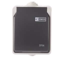 EMOS IP54, Nástenná zásuvka.1