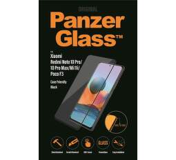 PanzerGlass Case Friendly 3D sklo pre Xiaomi Redmi Note 10 Pro/10 Pro Max/Mi 11i/Poco F3 čierne