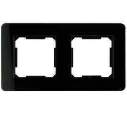 DPM QAD1002GB čierny sklenený dvojrámček