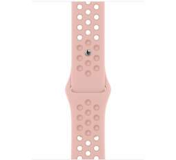 Apple Watch 45 mm Nike športový remienok Pink OxfordRose Whisper (1)