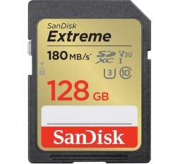 SanDisk Extreme 128 GB 180 MB/s SDXC UHS-I U3 (V30)