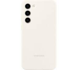 Samsung Silicone Case puzdro pre Samsung Galaxy S23+ okrové (1)