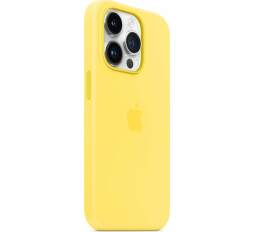 Apple silikónové puzdro s MagSafe pre Apple iPhone 14 Pro Canary Yellow kanárikovo žlté (1)