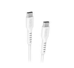 SBS kábel USB-C/USB-C 2m biely