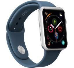 Case & Me silikónový remienok veľkosť M pre Apple Watch 38/40/41 mm modrý