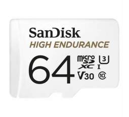 SanDisk microSDXC High Endurance Video 64 GB UHS-I U3 V30 + SD adaptér (1)