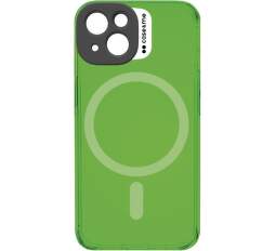 case&me Neon puzdro s MagSafe pre iPhone 14 zelené