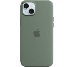 Apple silikónové puzdro pre Apple iPhone 15 Plus MagSafe cyprusovo zelené