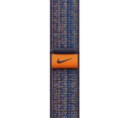 Apple Watch 45 mm Nike športový prevliekací remienok modro-oranžový